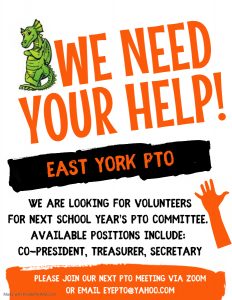 PTO Flyer - Volunteers needed