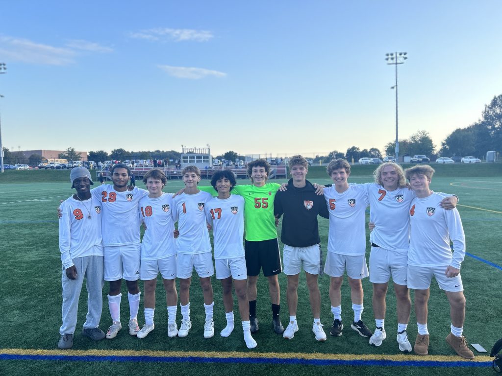 Seniors on the boys' soccer team