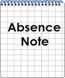Absence Note