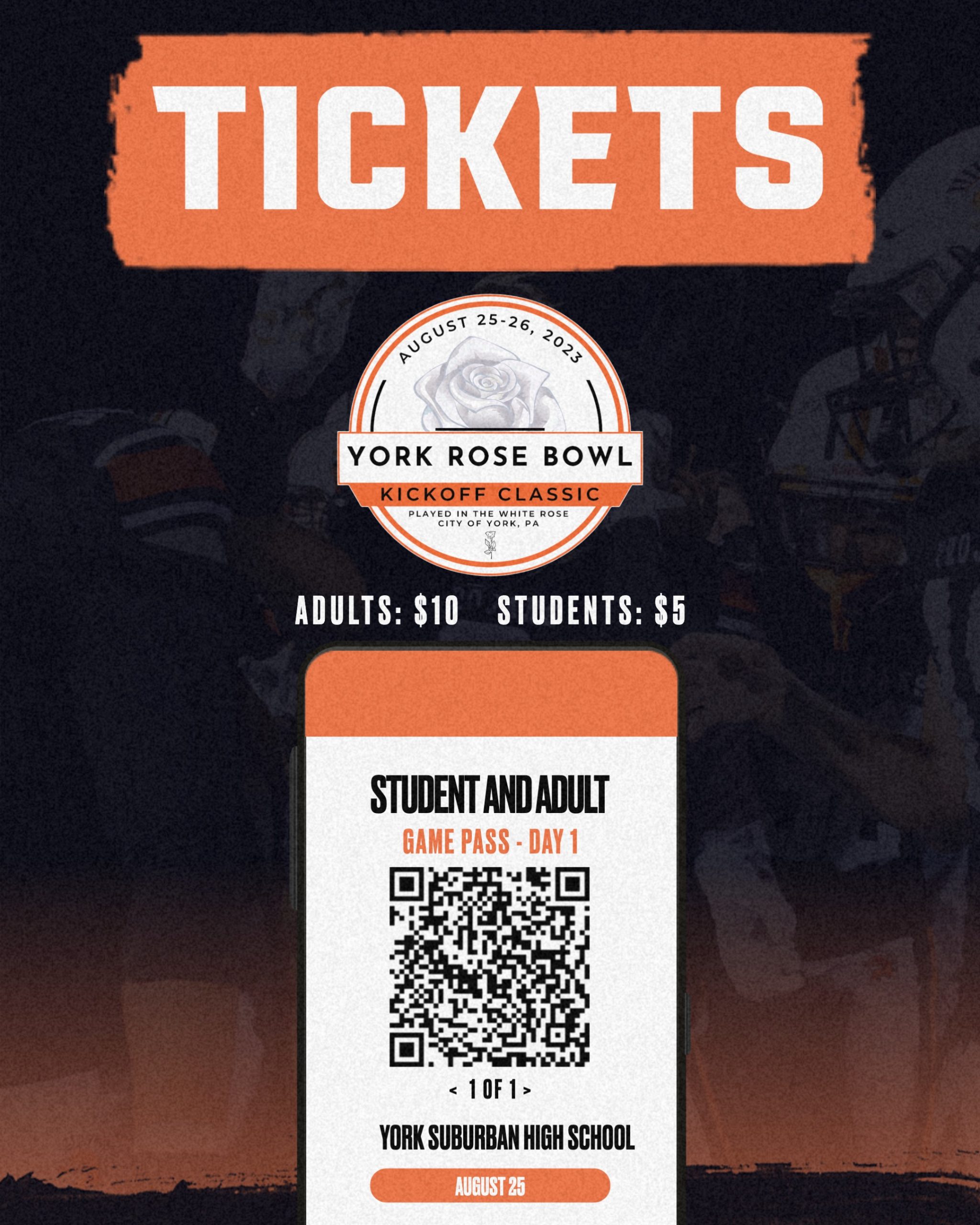 York Rose Bowl Kickoff Classic Event Info and Ticket Sales York