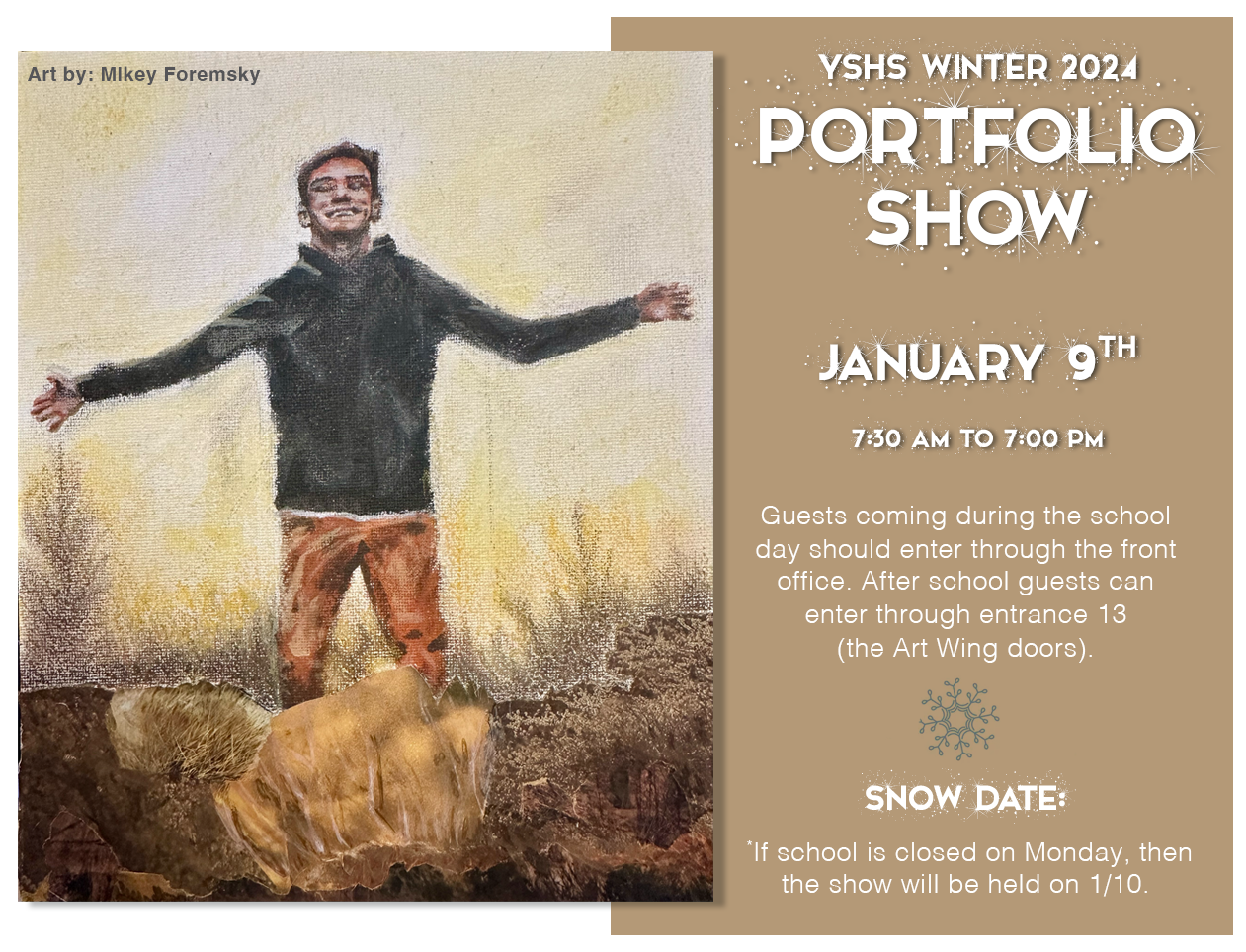 Winter Art Portfolio Show Official image