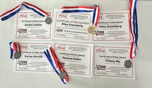 Certificates and Medals from PA FCCLA State Conference