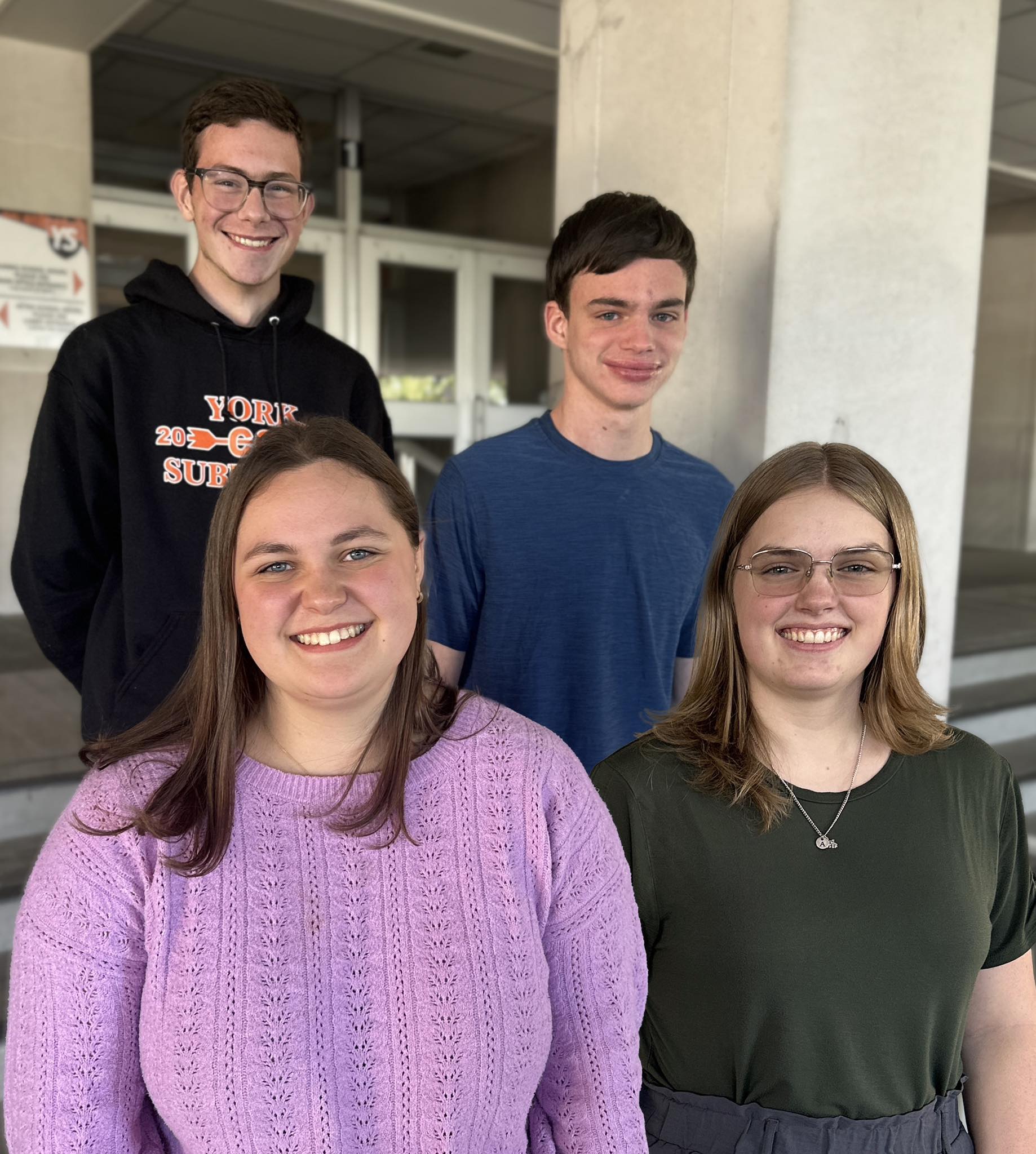 Rowen Goelz, Emma Bates, Jem Miller, and Amara Burggraaf